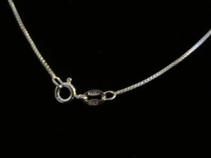 New 16" Sterling Silver Chain Box Link