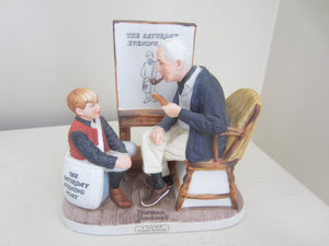 A Visit with Norman Rockwell figurine 1971