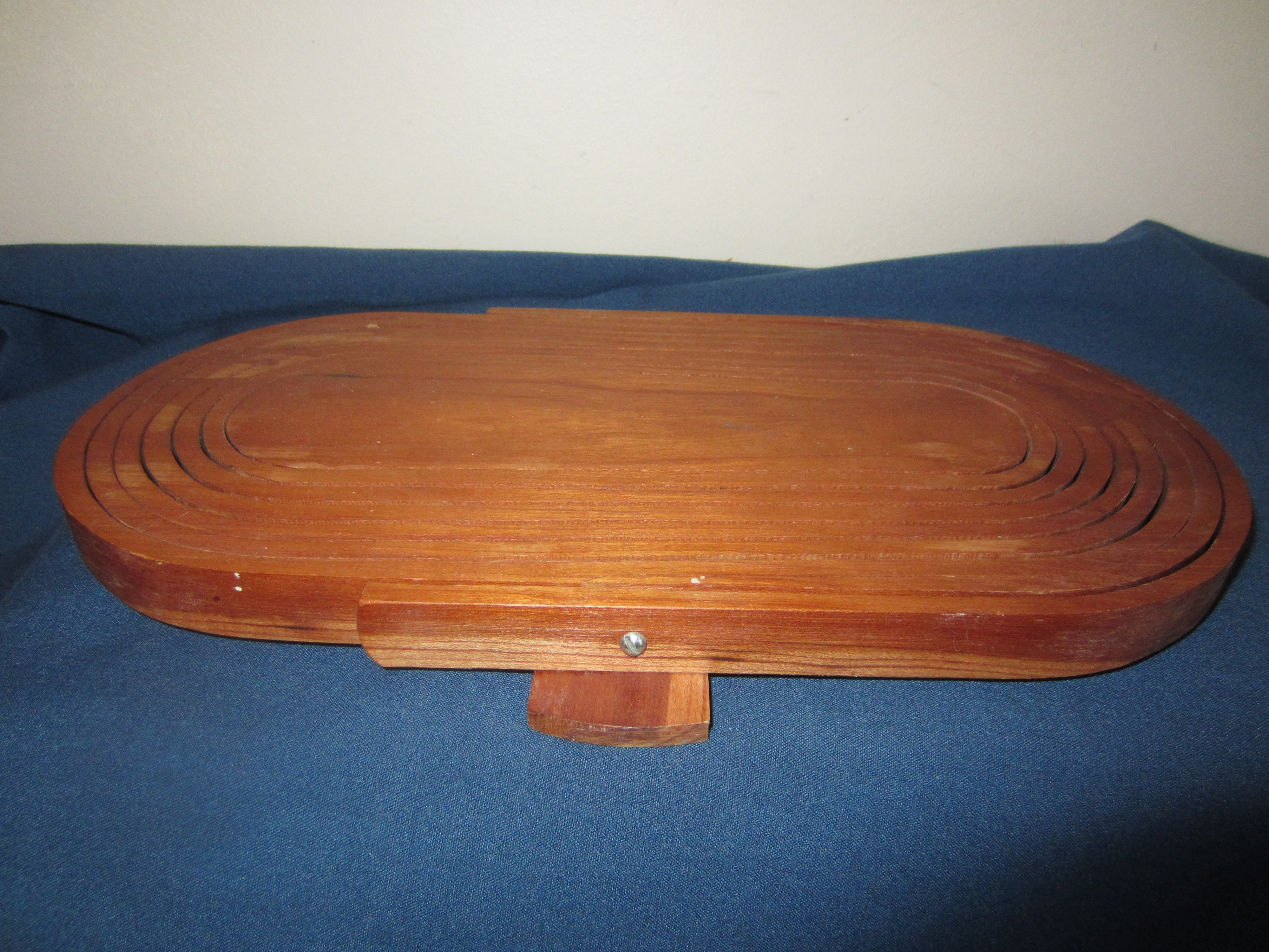 Vintage Wood Basket Collapses into Trivet