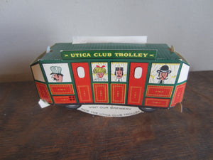 Vintage West End Brewery Utica Club Trolley Paper Model