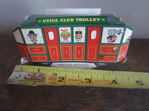 Vintage West End Brewery Utica Club Trolley Paper Model