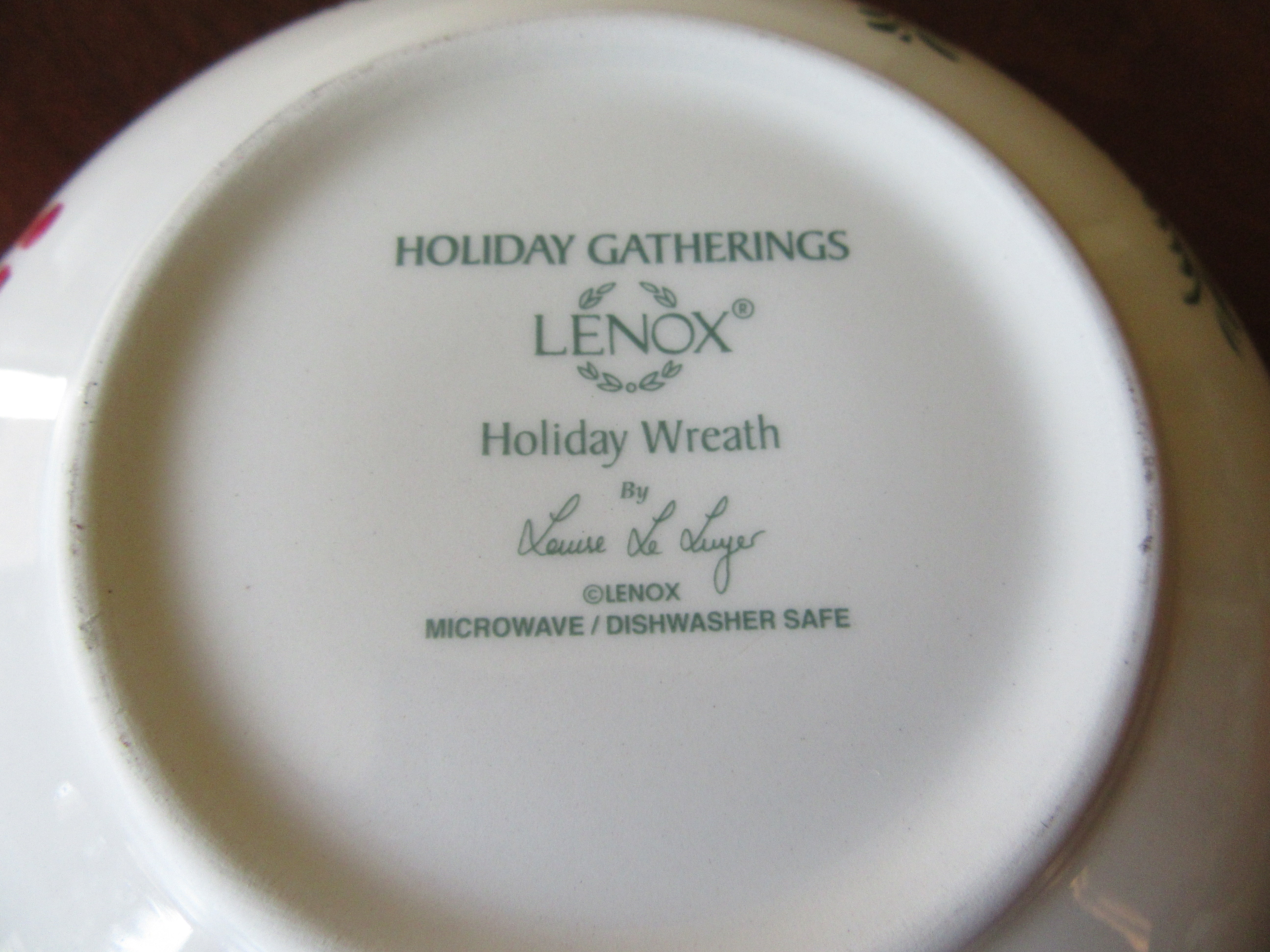 NEW Set of 2 Lenox Holiday Gatherings Holiday Wreath Bowls