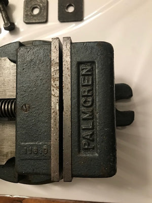 Palmgren 4" Milling Machine Cast Iron Vise W/base.