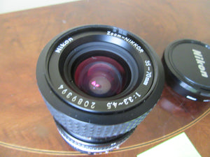 Nikon NIKKOR 35-70mm 1:3.3-4.5 Camera Lens PLUS Filter