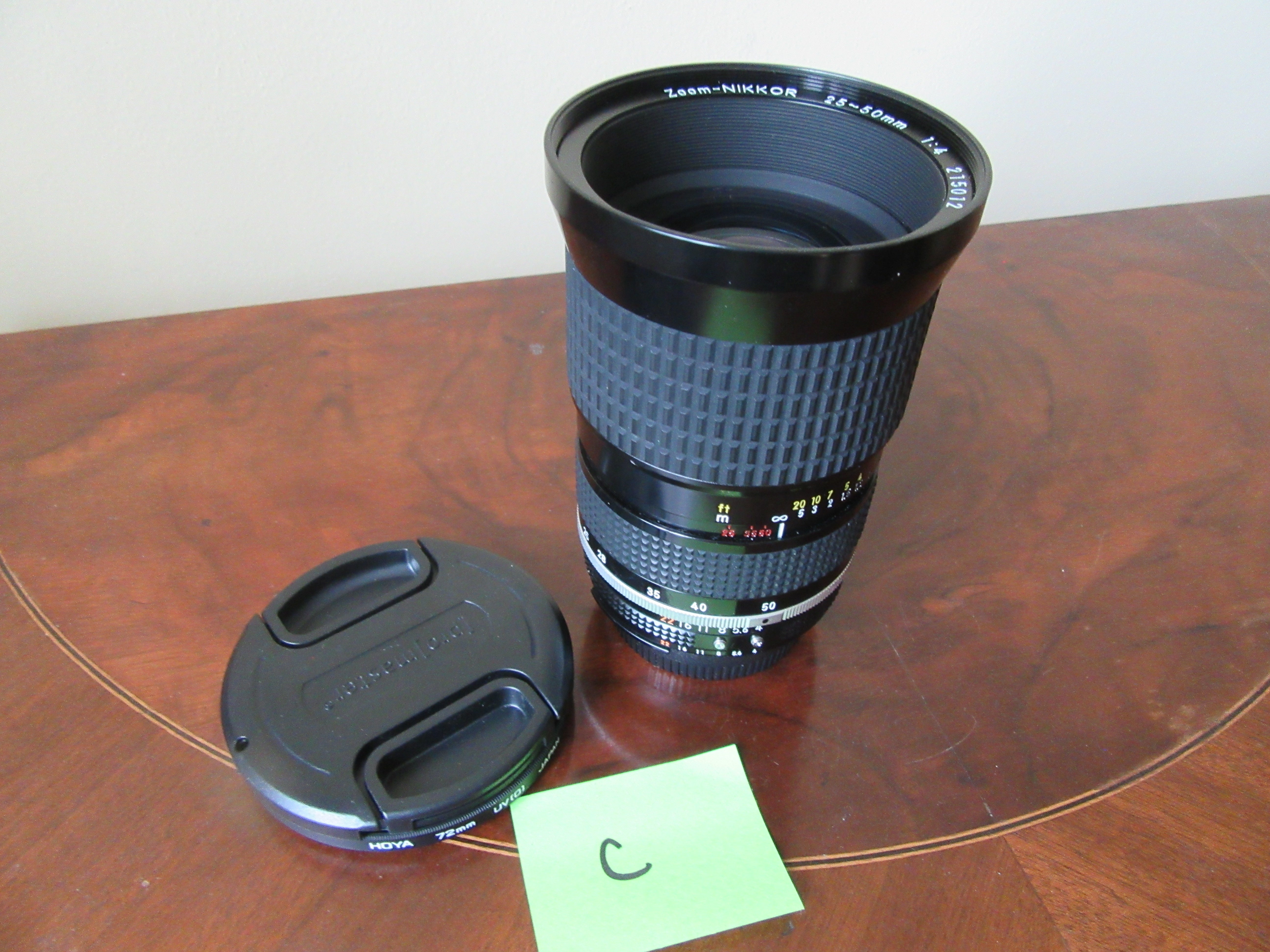 Nikon Zoom Nikkor 25-50mm 1:4 w/ Hoya Filter