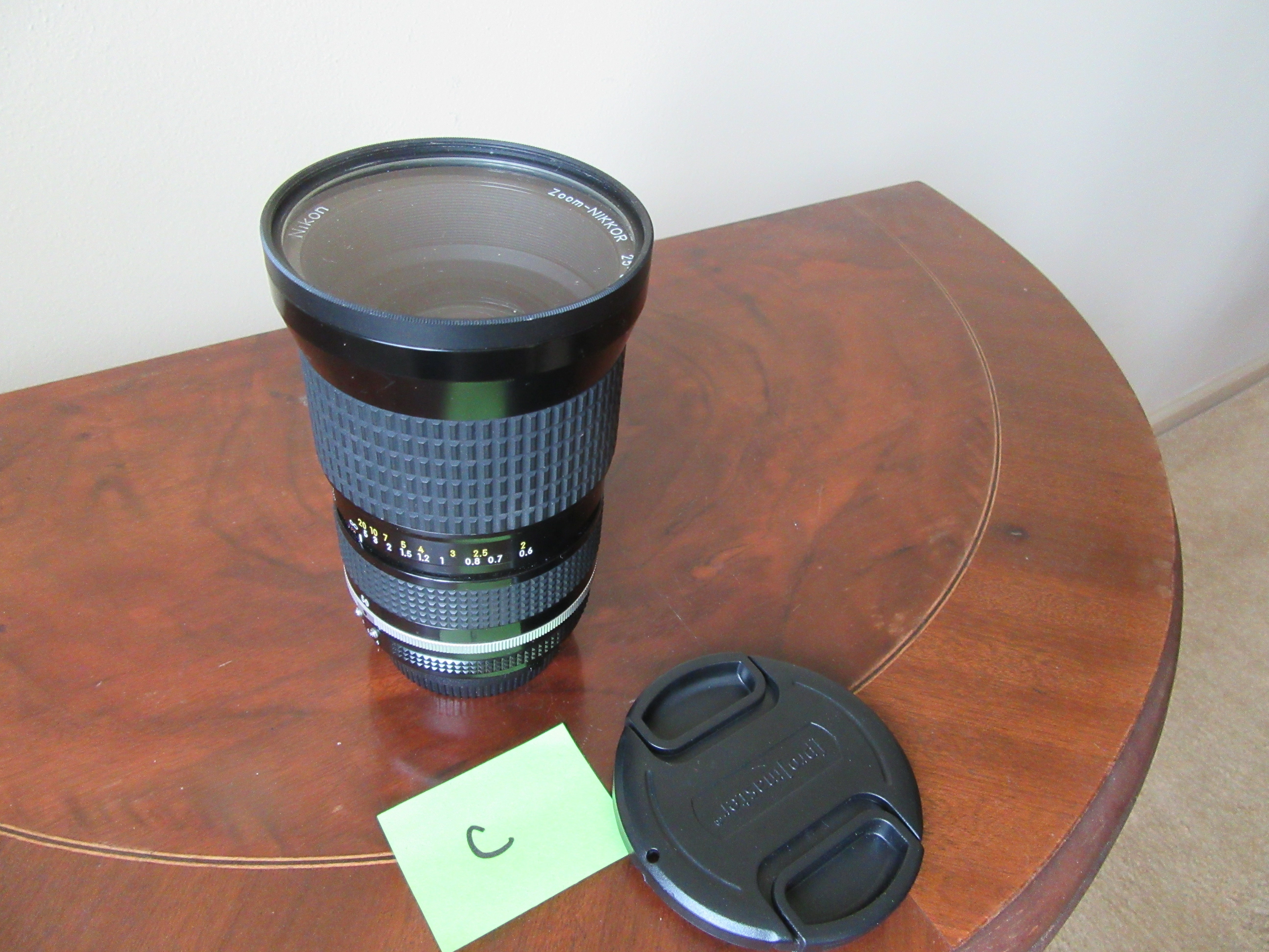 Nikon Zoom Nikkor 25-50mm 1:4 w/ Hoya Filter