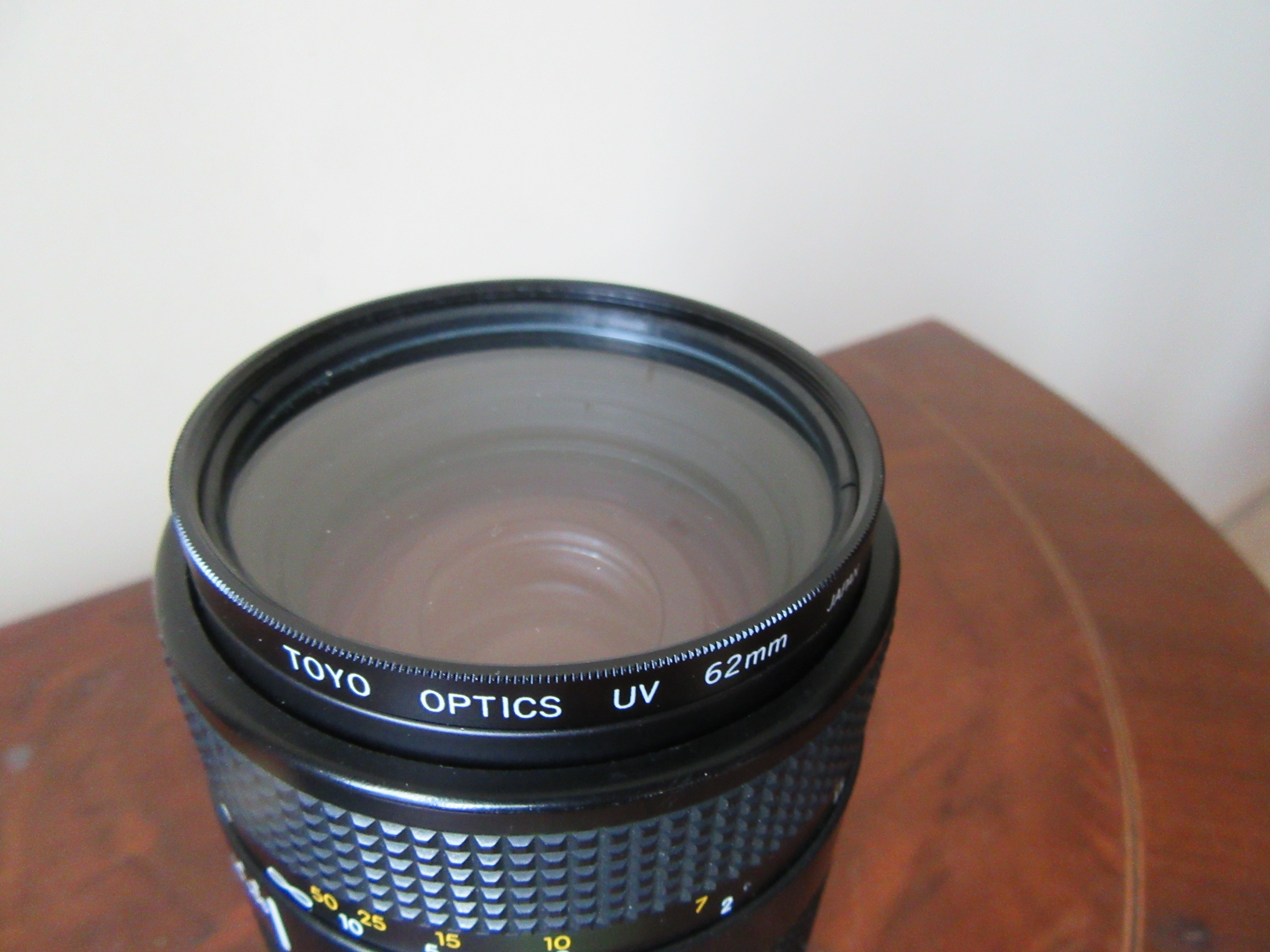 Nikon AF Nikkor 70-210mm 1:4-5.6with Toyo Optics UV 62 mm Filter