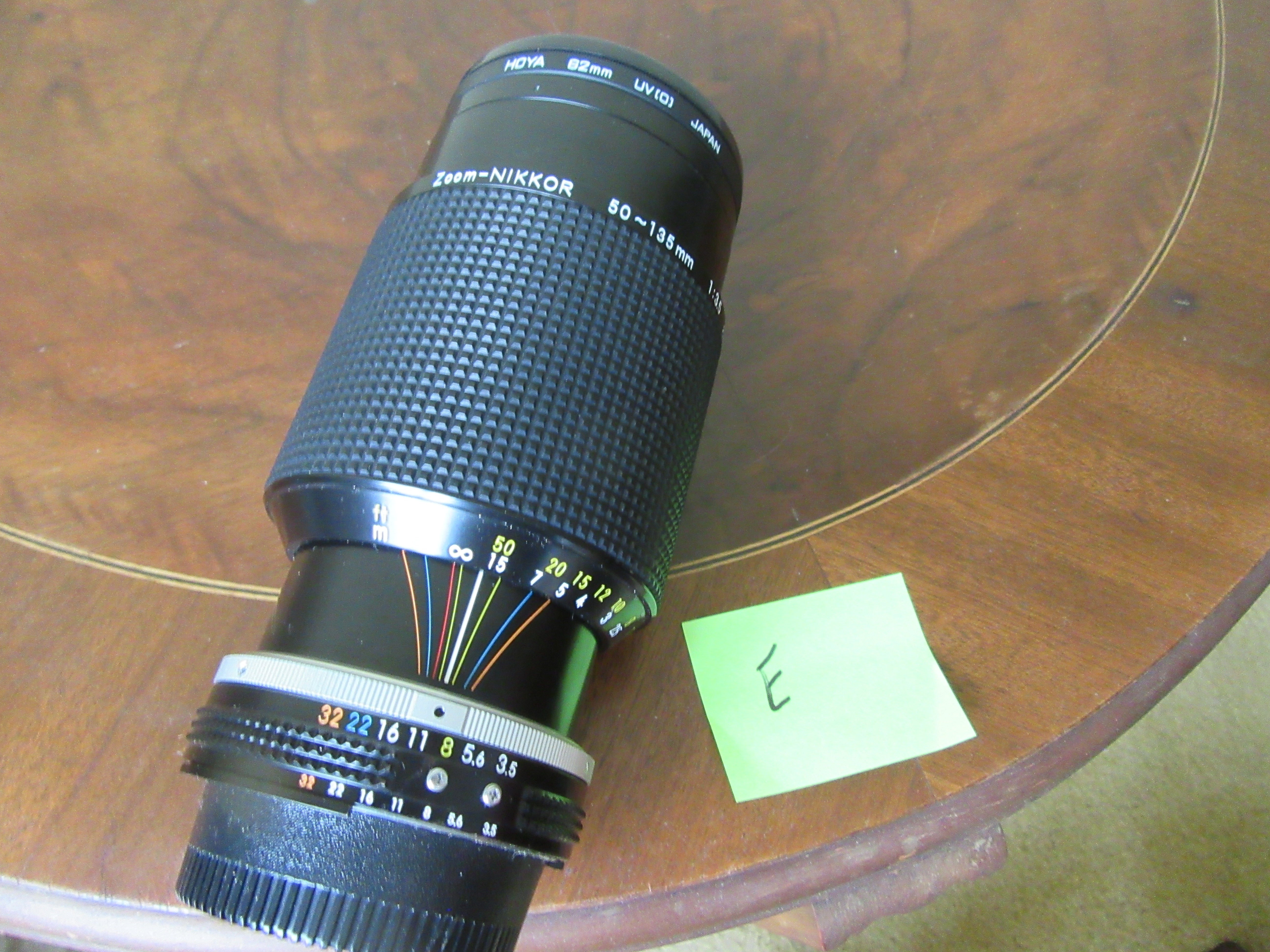 Nikon Zoom 50-135mm 1:3.5 With Hoya 62mm UV Filter