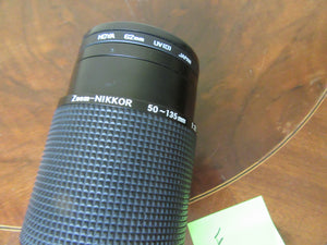 Nikon Zoom 50-135mm 1:3.5 With Hoya 62mm UV Filter