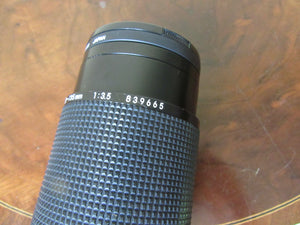 Nikon Zoom 50-135mm 1:3.5 With Hoya 62mm UV Filter