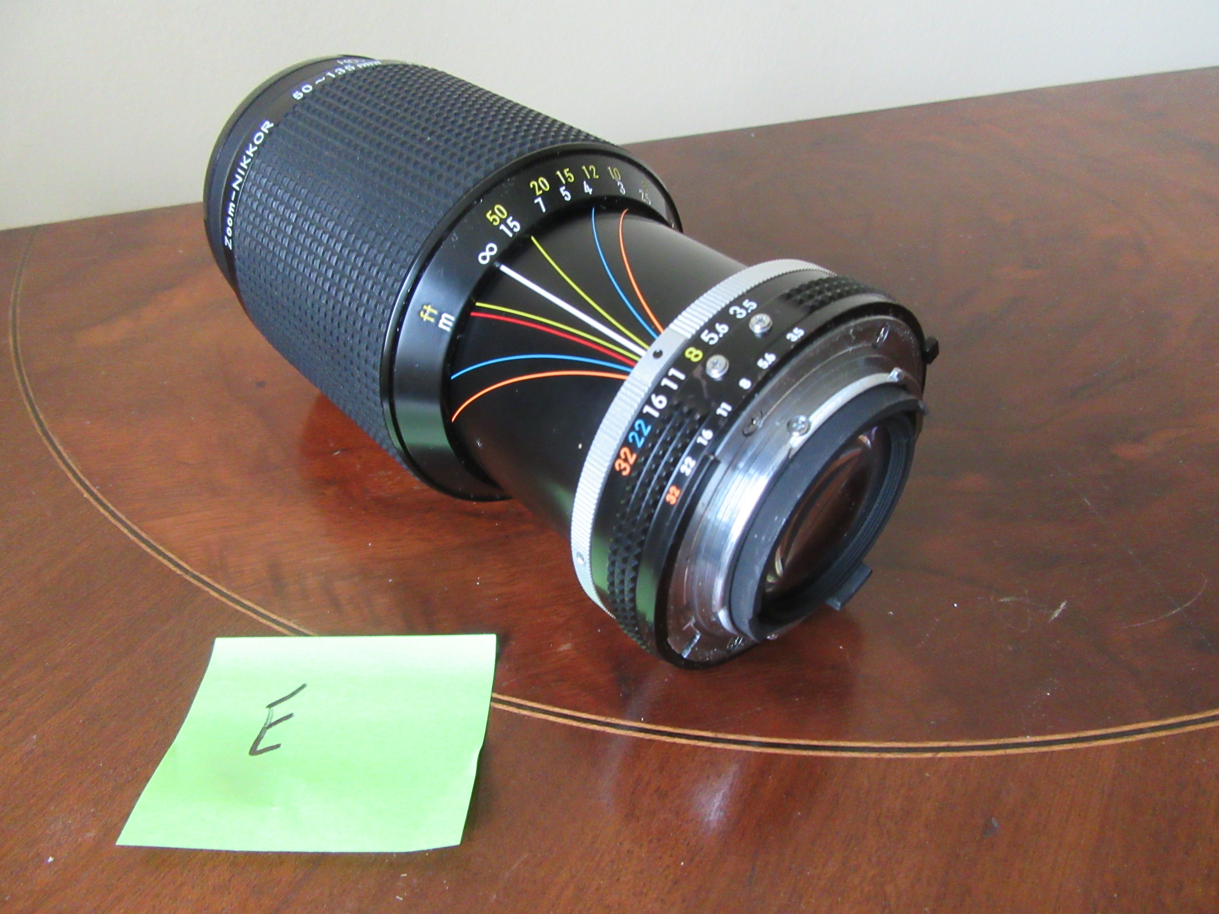 Nikon Zoom 50-135mm 1:3.5 With Hoya 62mm UV Filter