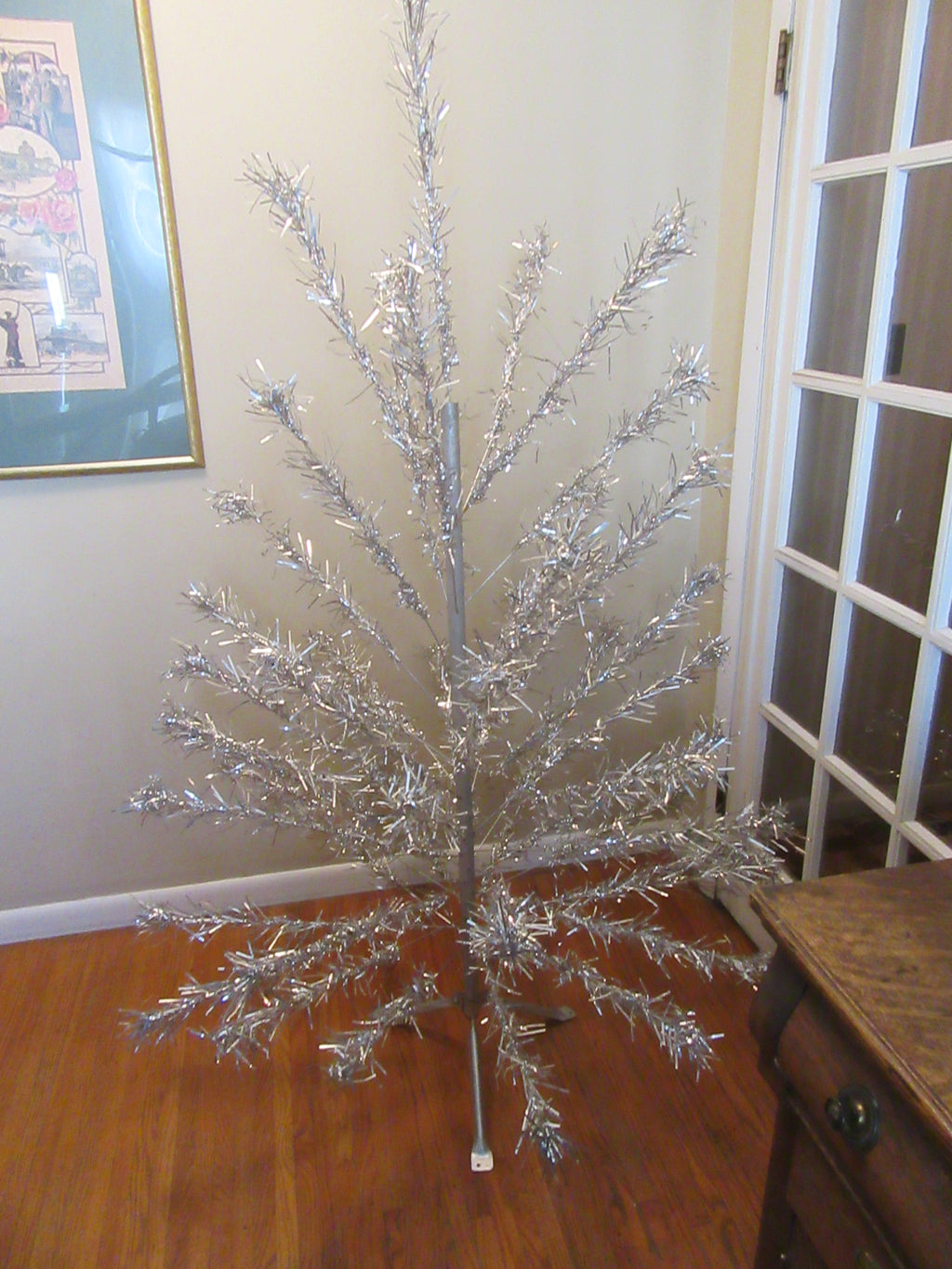 6ft Vintage Sparkler Aluminum Christmas Tree with Original Box