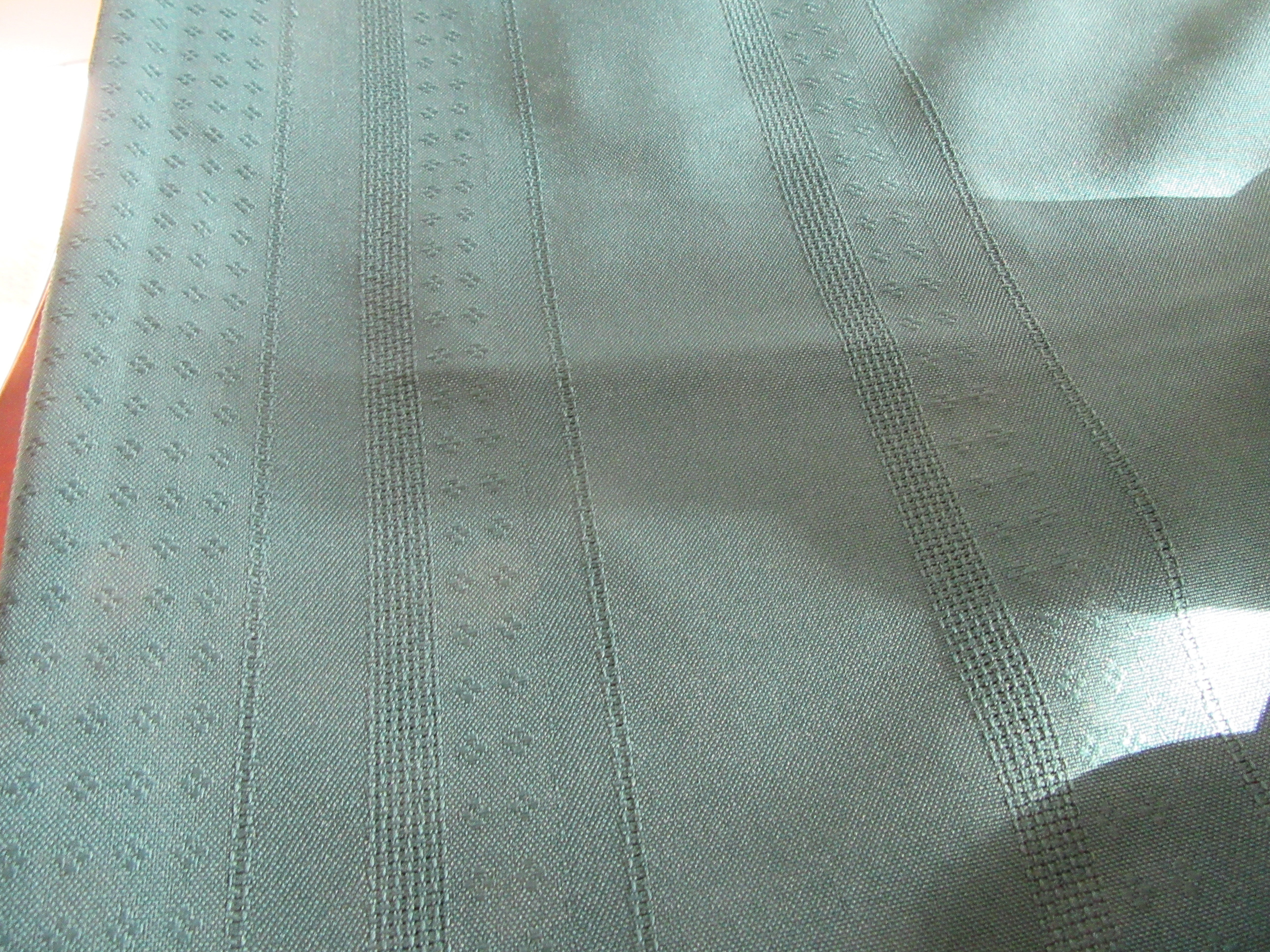 Winter Wonderland Dish Set by Tienshen with Emerald Green Table cloth