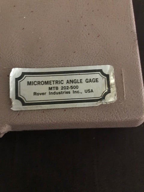 Micrometric Angle Gage MTB 202-500