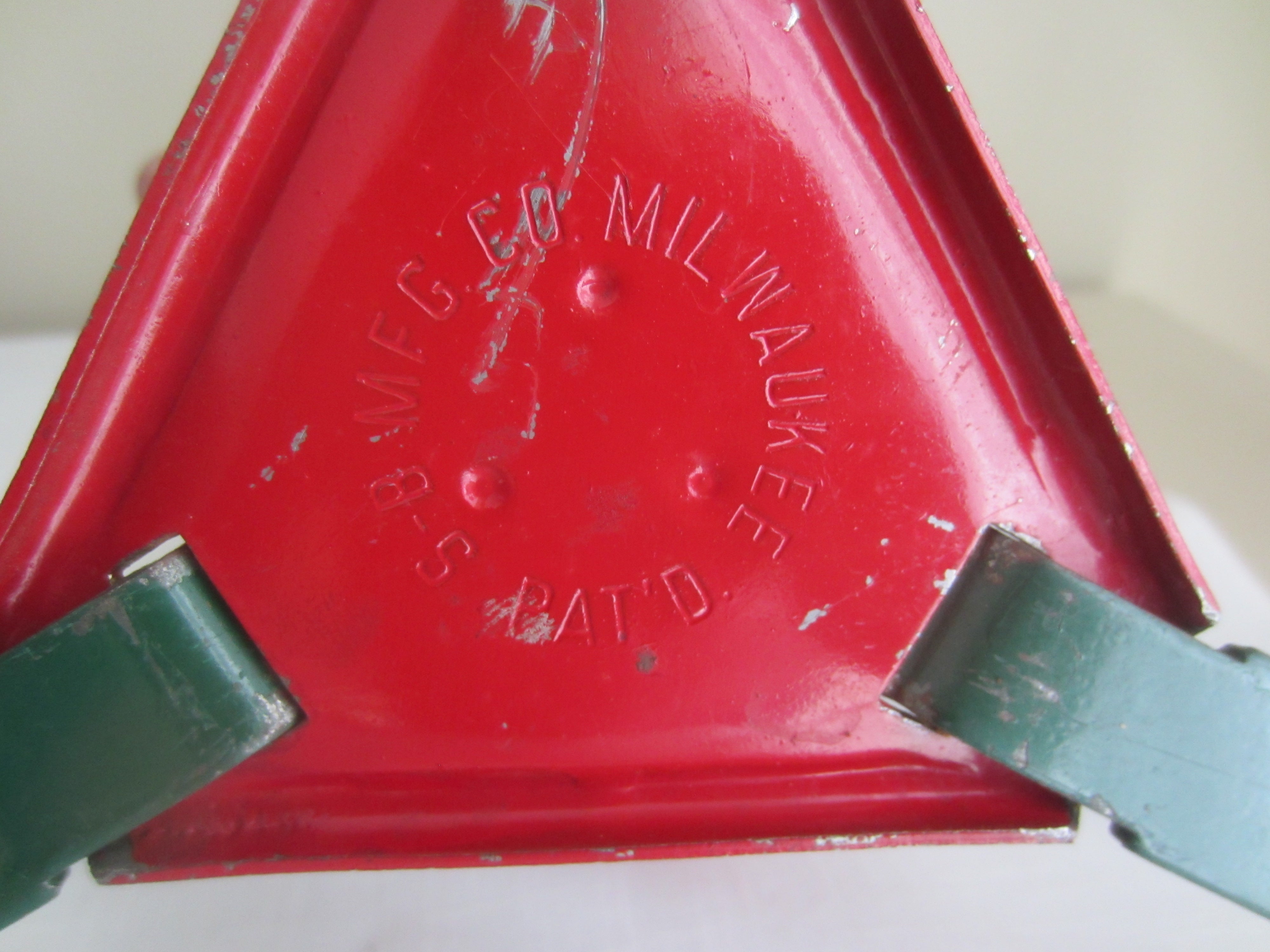 Vintage 1950's Christmas Tree Stand  SB Mfg Co. Milwaukee