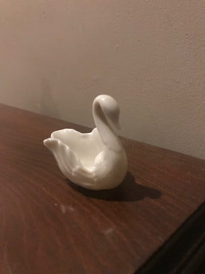 Lenox Swan bone china Ring Holder Ivory