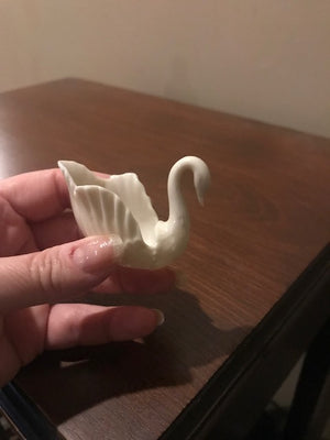 Lenox Swan bone china Ring Holder Ivory