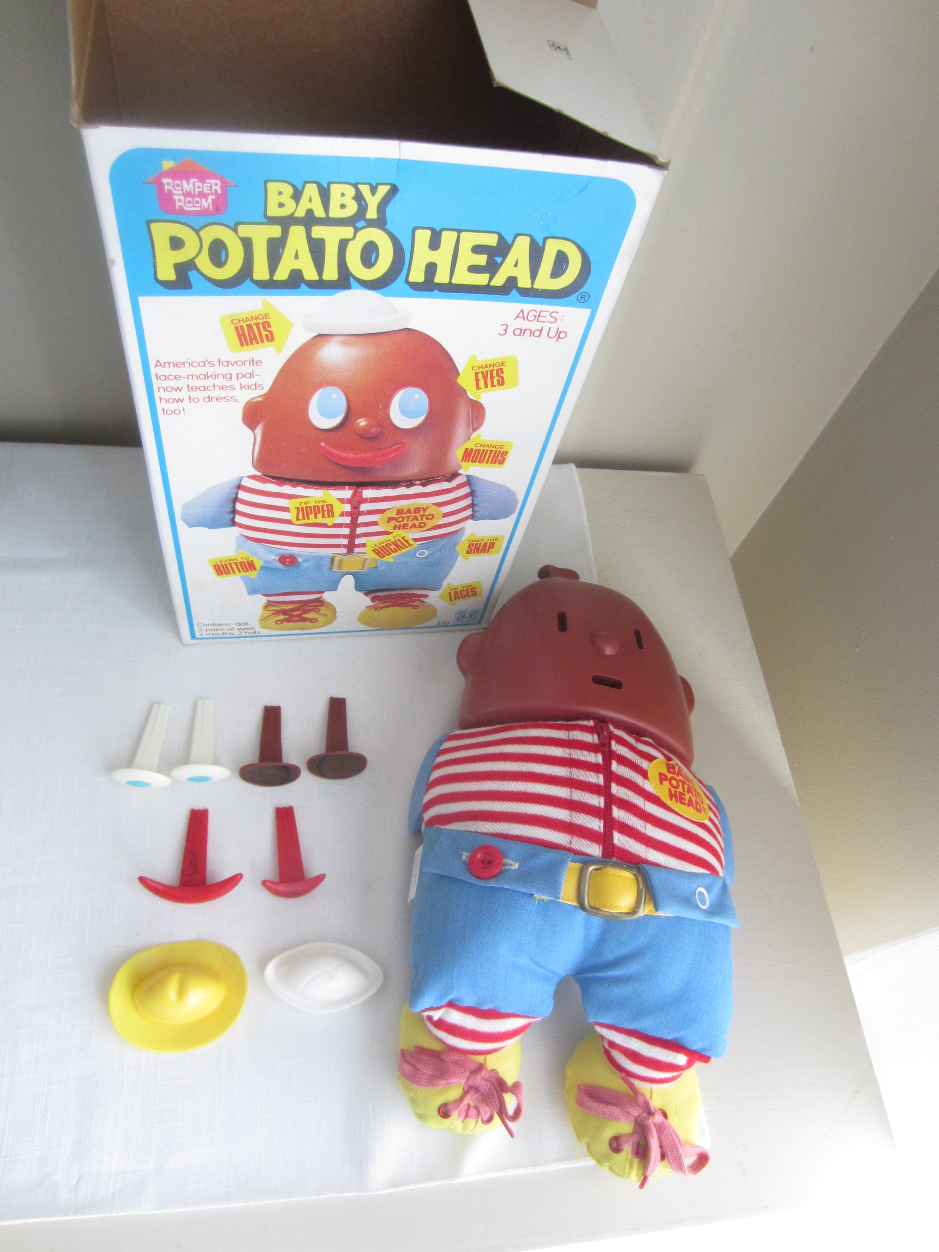 Vintage 1977 Baby Potato Head by Hasboro
