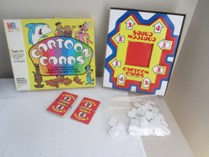 Cartoon Cards Milton Bradley Game Vintage