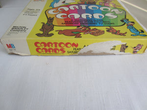 Cartoon Cards Milton Bradley Game Vintage