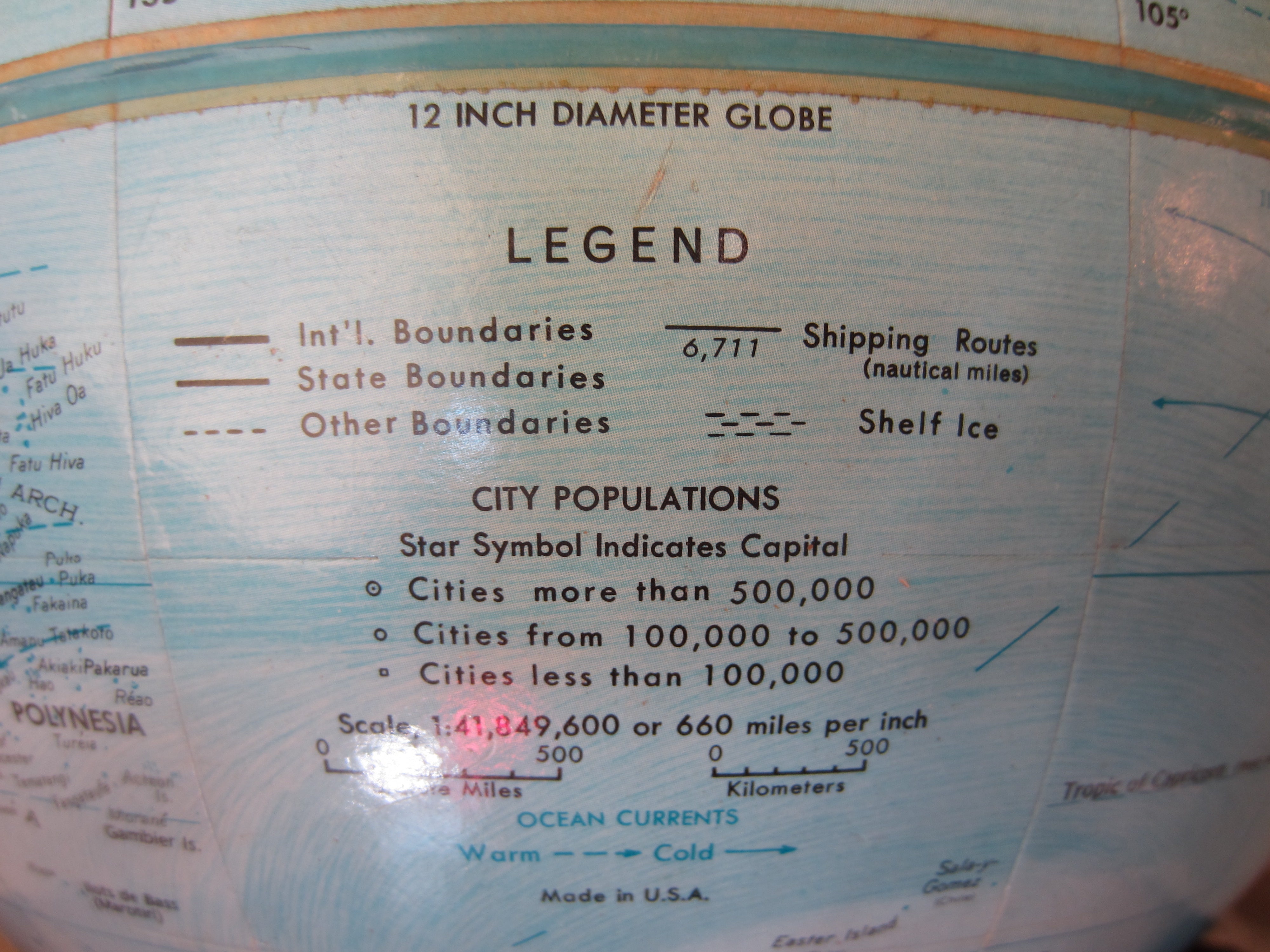 Replogle World Nation Series Globe