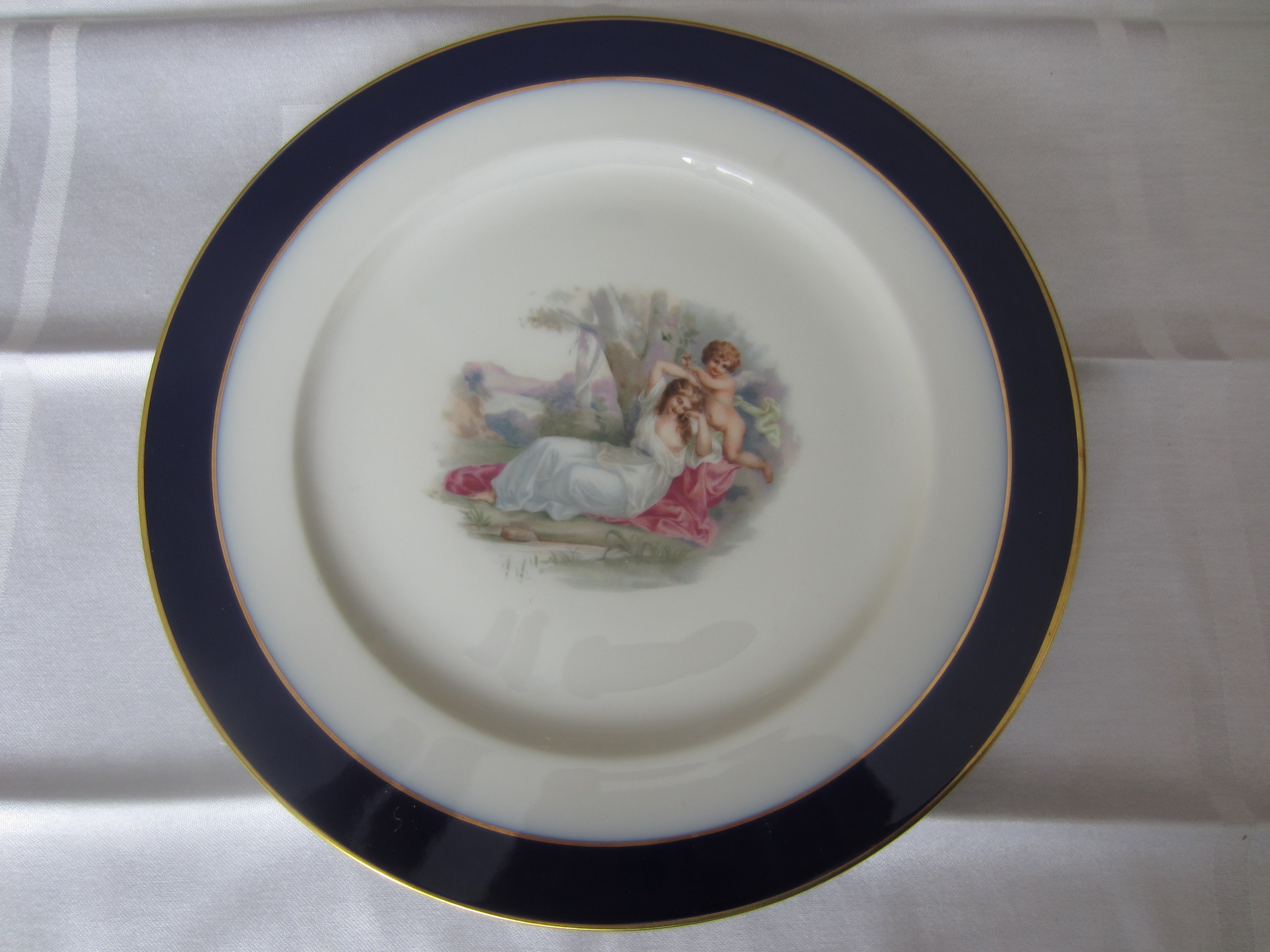 Lorenz Hutschenreuther Cobalt Blue Plate