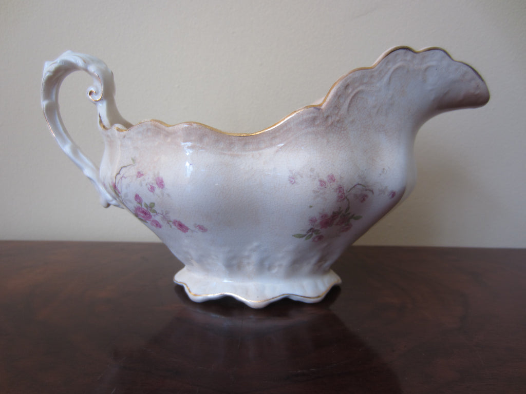 Antique Buffalo Pottery Gravy Boat