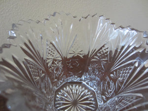 American Glass Creamer and Sugar