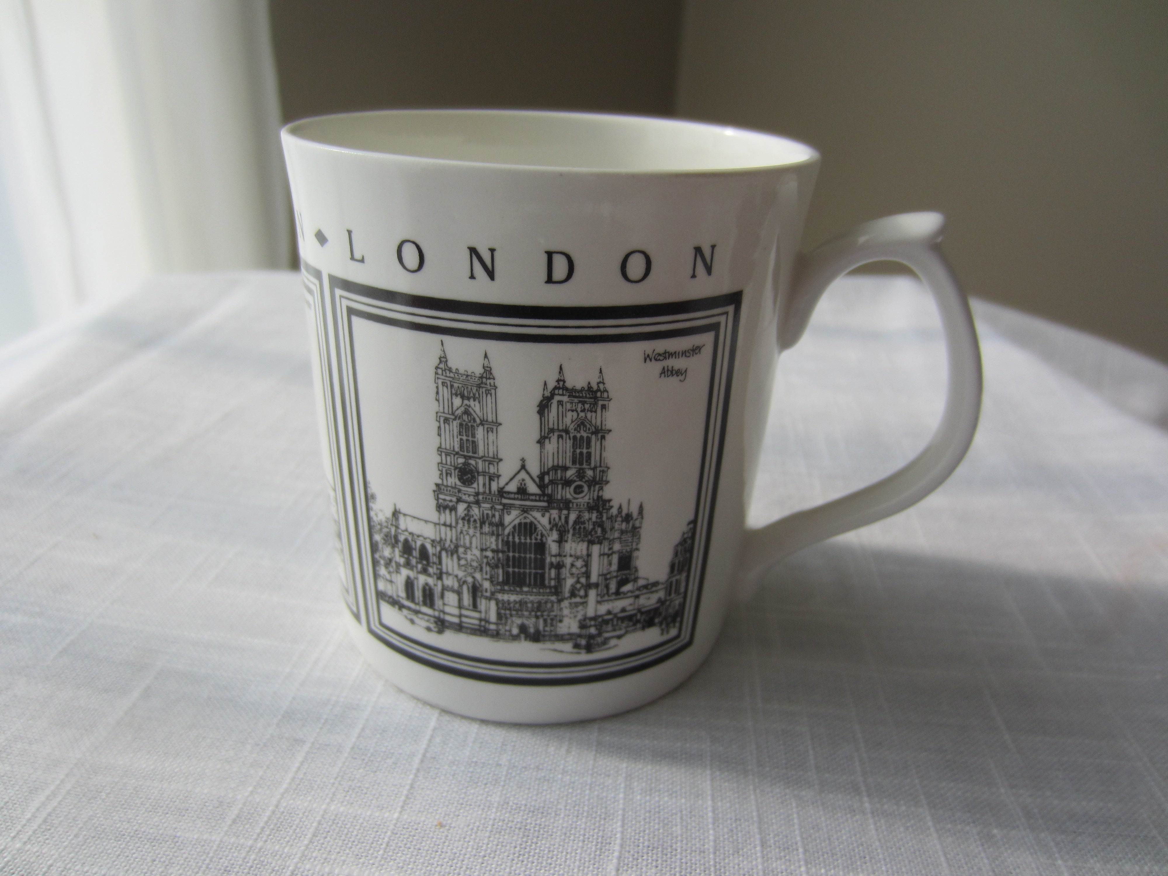 Fine Bone China Souvenir Mug from England