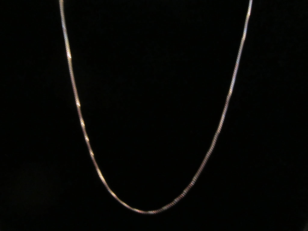 New 16" Sterling Silver Chain Box Link