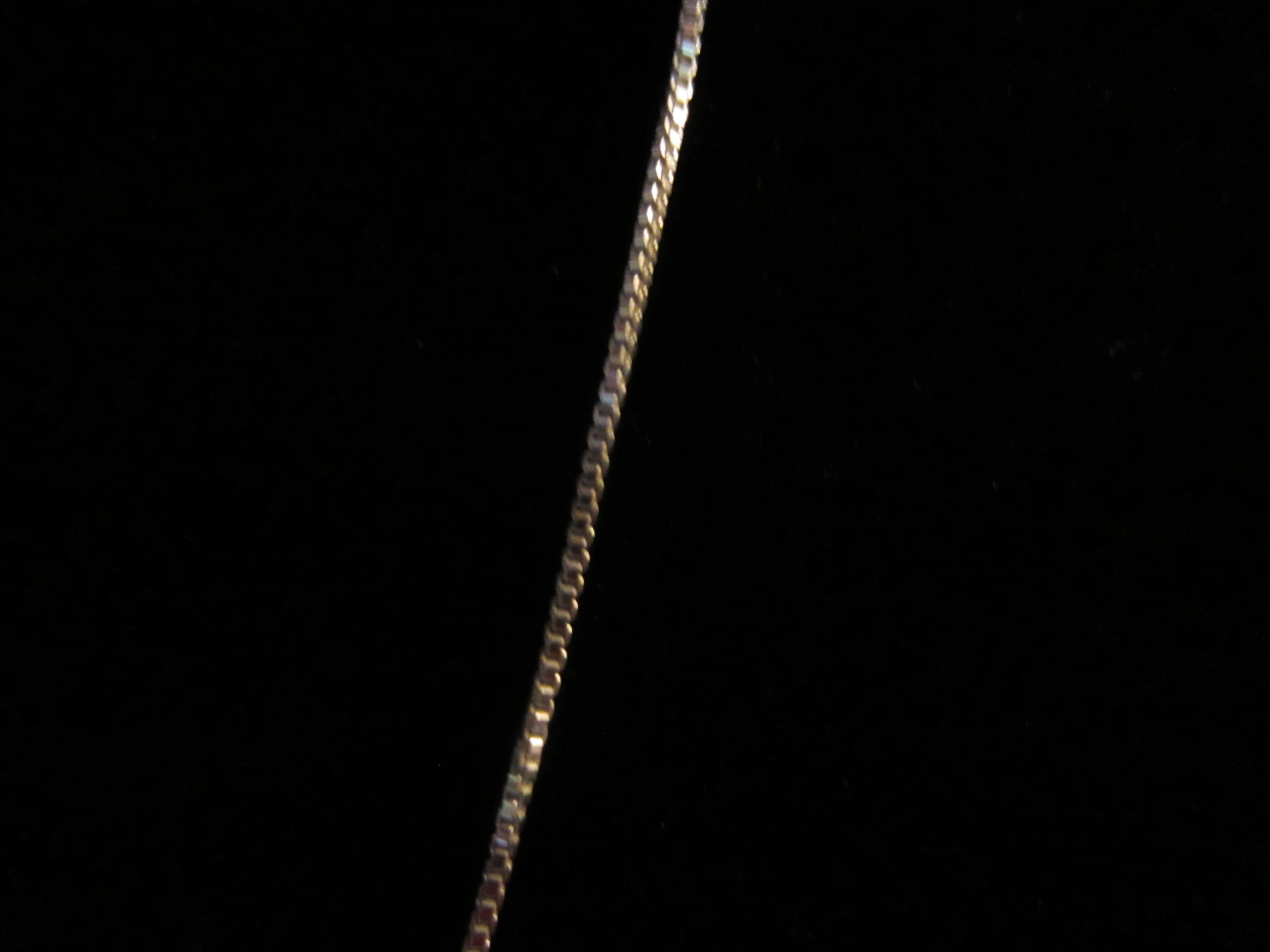 New 16" Sterling Silver Chain Box Link