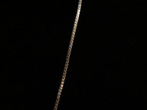 New 16" Sterling Silver Chain Box Link