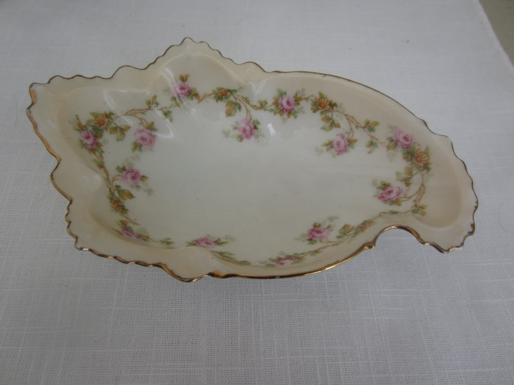 Delicate Antique MZ Austria Porcelain Trinket holder