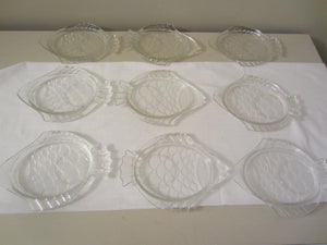 Set of Vintage Fish Snack Dishes