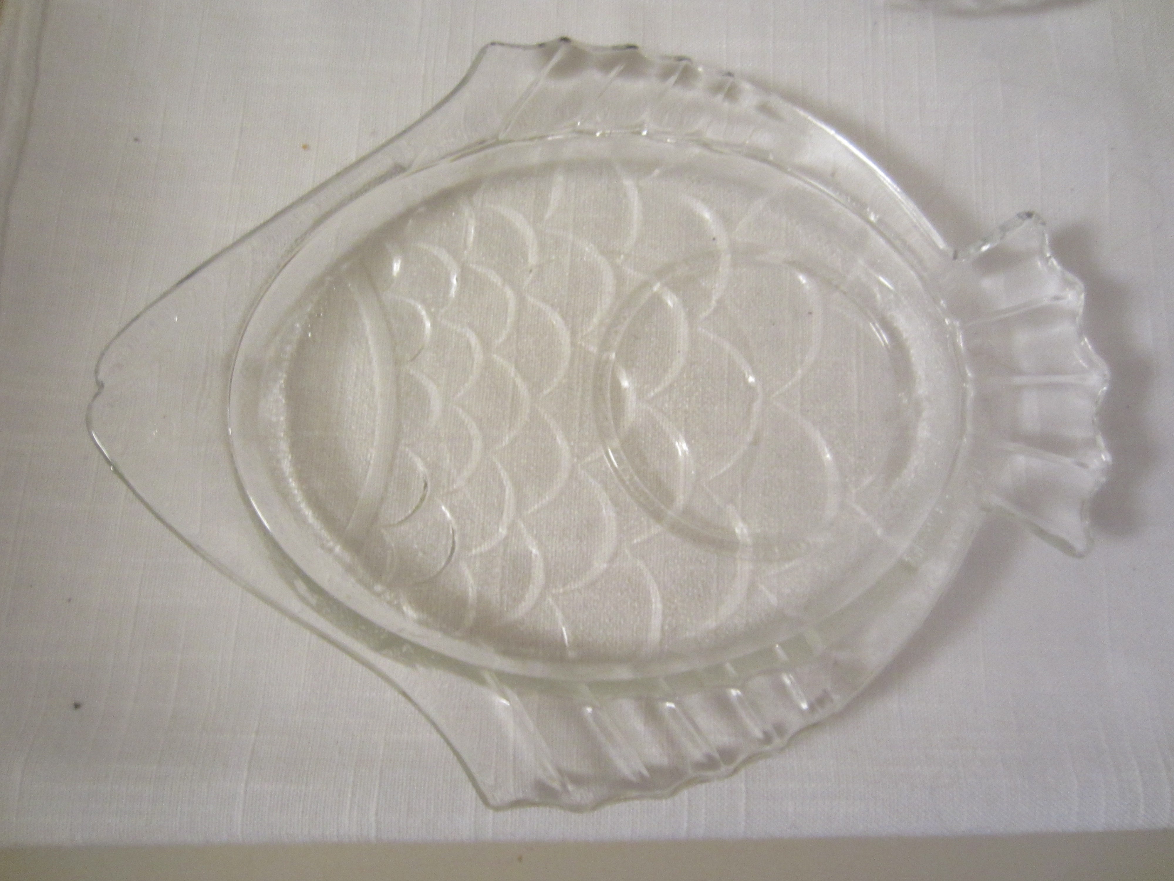 Set of Vintage Fish Snack Dishes