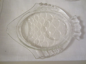 Set of Vintage Fish Snack Dishes