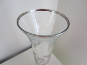 25th Anniversary Glass Vase