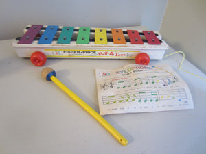 Fisher Price Pull a Tune Xylophone #870