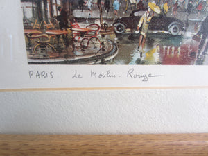 Moulin Rouge Lithograph Signed Maurice Legendre