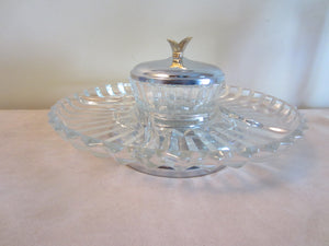 KROMEX Glass Lazy Susan Server
