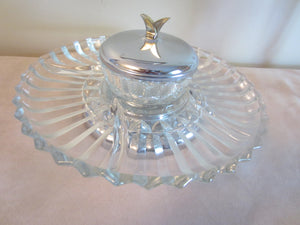 KROMEX Glass Lazy Susan Server