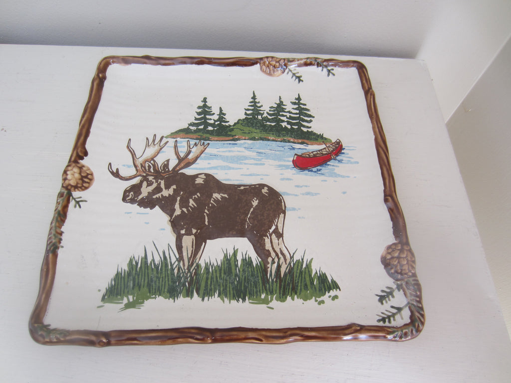 Sonoma Into The Woods Moose Plate