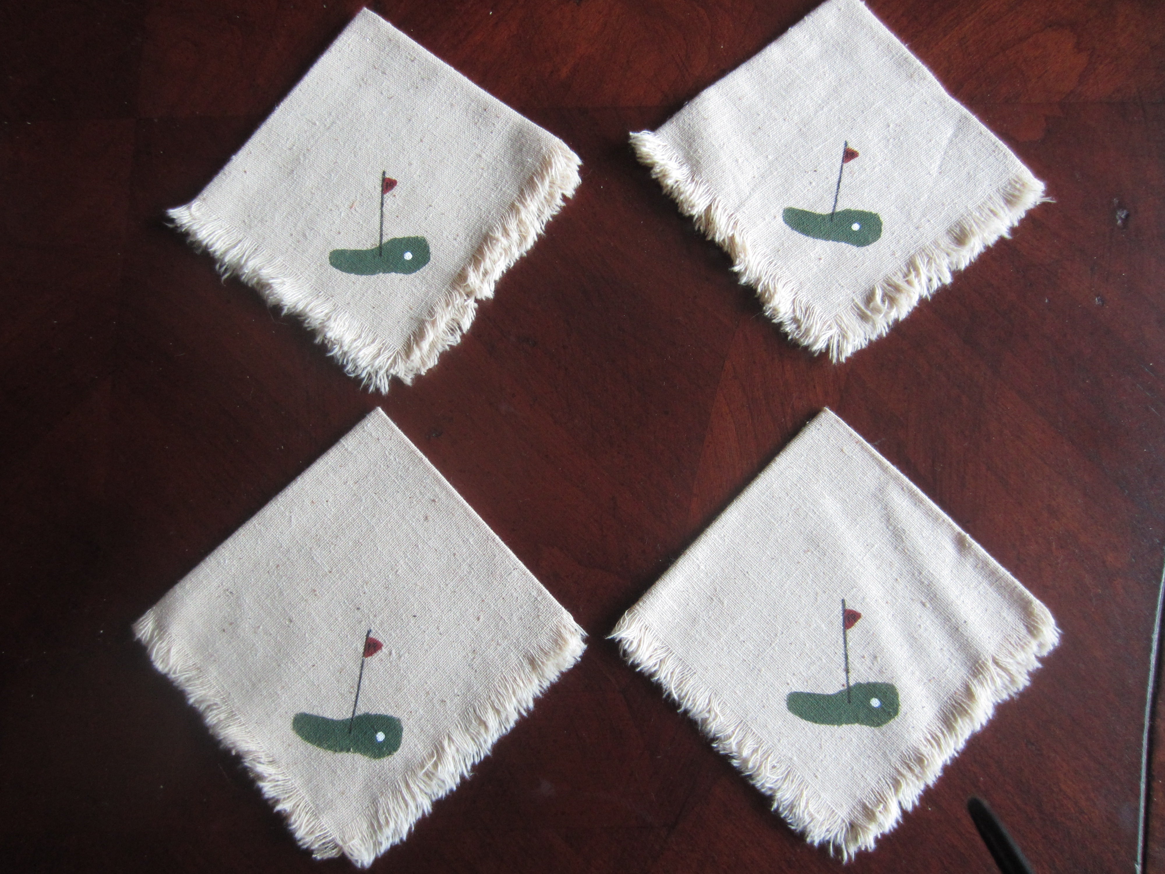 Golf Cocktail Napkin Set