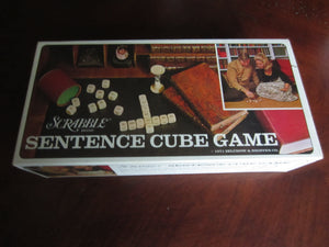 Scrabble Sentence Cubes Vintage Game