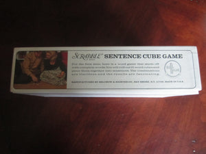 Scrabble Sentence Cubes Vintage Game