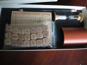 Scrabble Sentence Cubes Vintage Game
