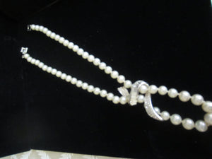 Exquisite Faux Pearl Richelieu Necklace with Crystals