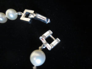 Exquisite Faux Pearl Richelieu Necklace with Crystals
