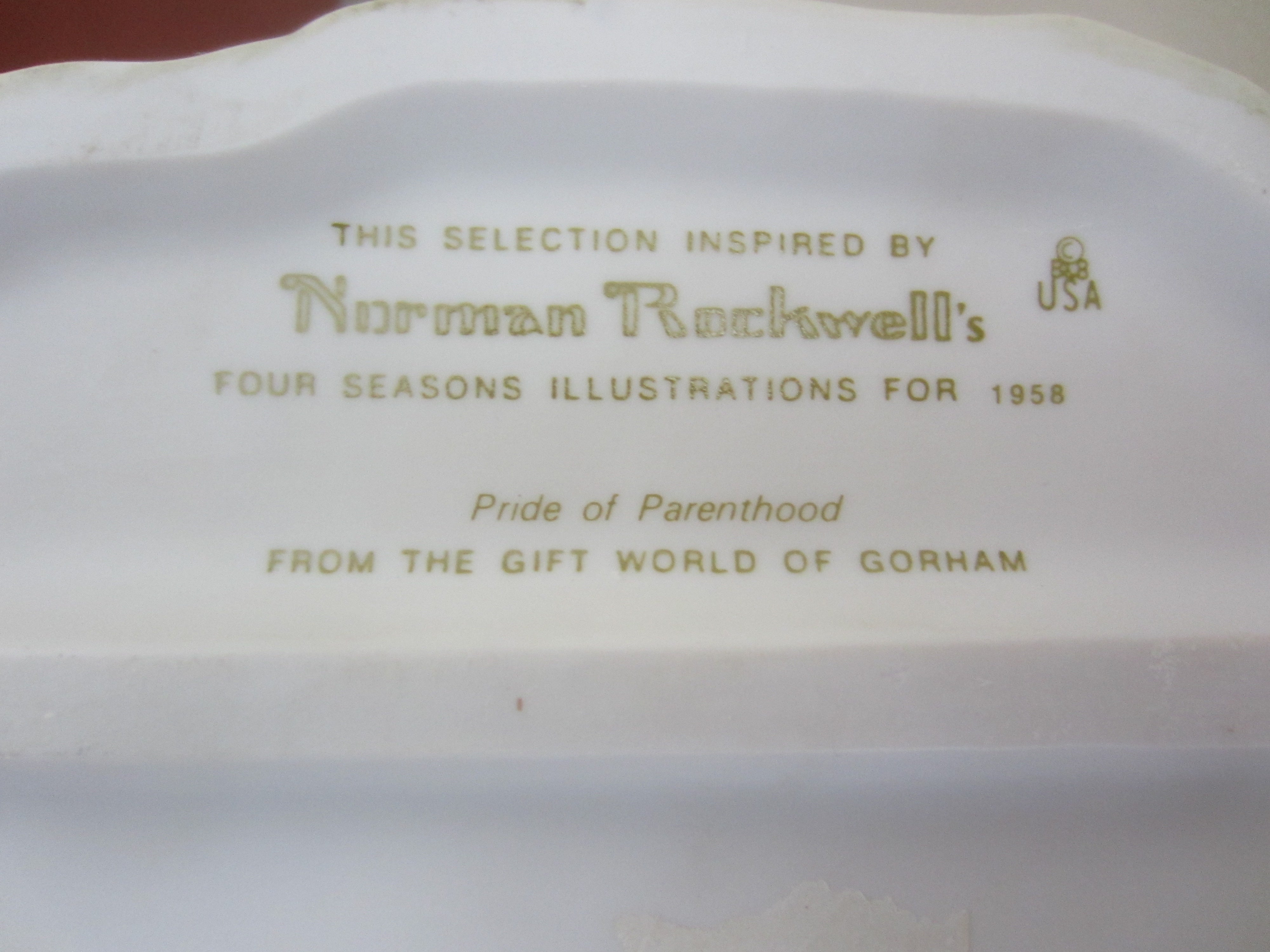 Norman Rockwell Pride of Parenthood Figurine