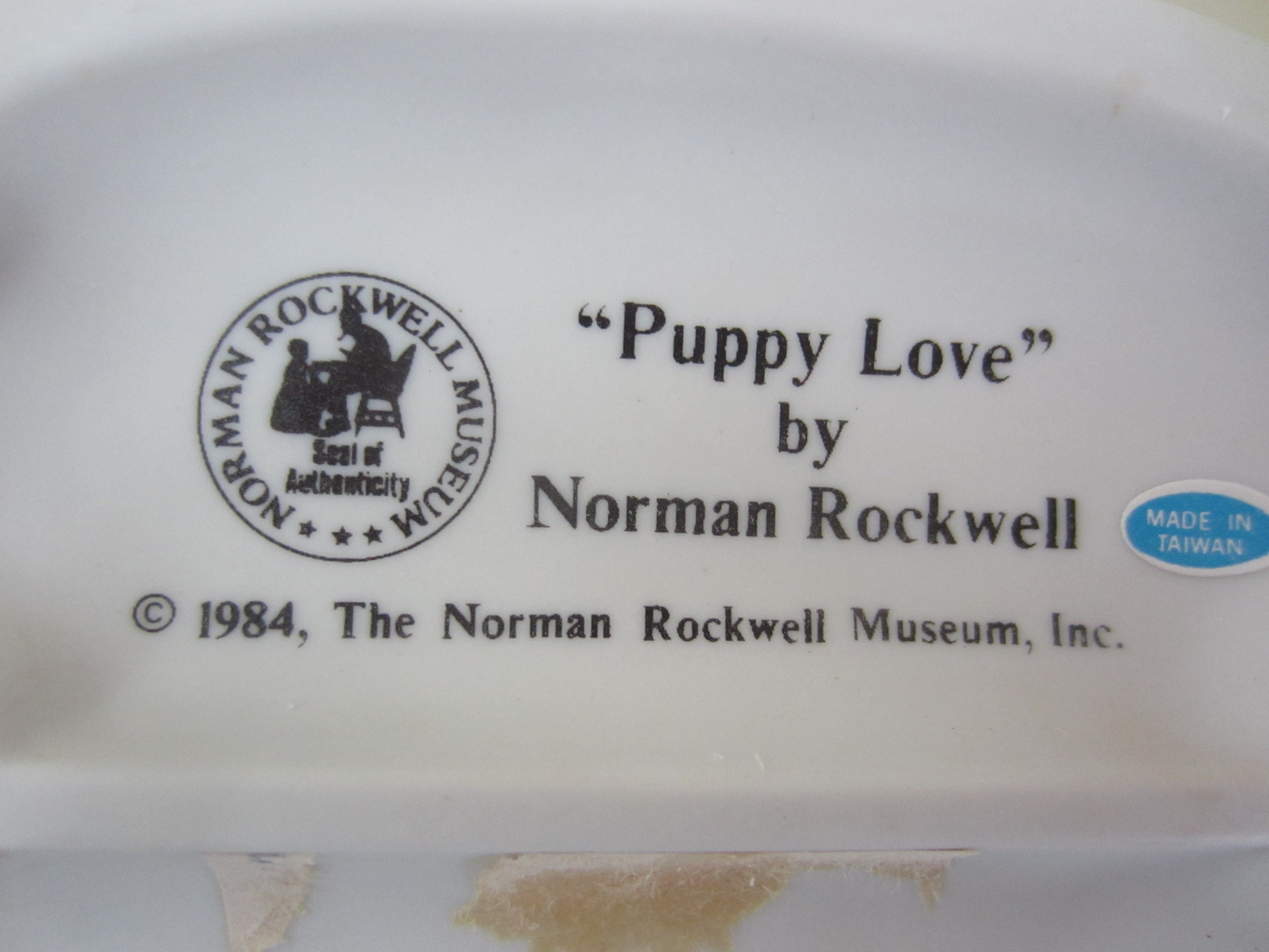 Norman Rockwell Puppy Love figurine